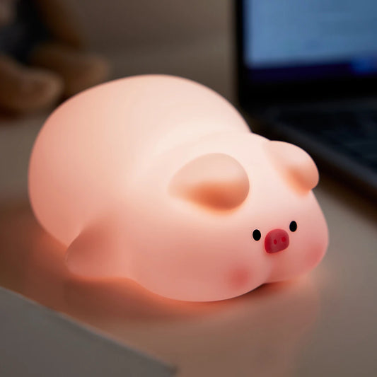 Pink Pig Night Light